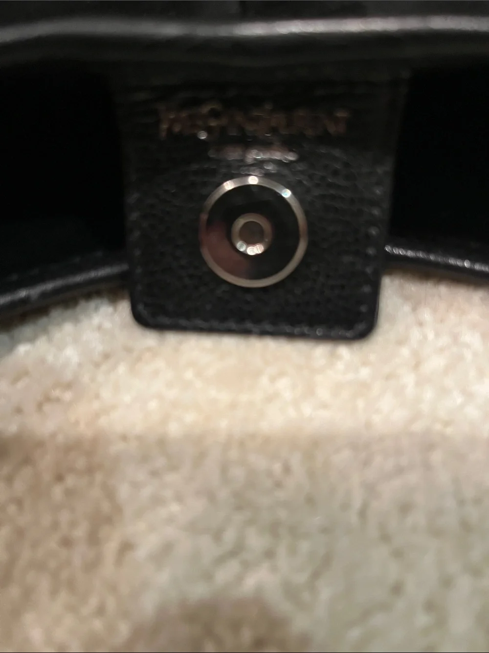 Yves Saint Laurent Rive Gauche Black Suede